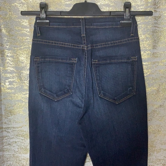 FASHION Nova Dark Wash Power Moves High-Rise Skinny Jeans Size 3 -W 25 - Picture 9 of 15